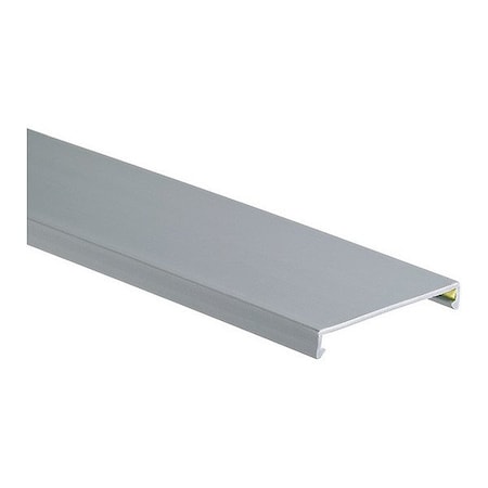 Panduit Flushed Duct Cover, PVC, 3" x 1' (6-Pack), Light Gray C3LG6